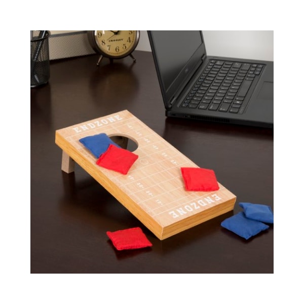 Toy Time Tabletop Cornhole Mini Travel Wood Beanbag Toss Skill Game for Kids and Adults (Single Board) 451473YPY - main